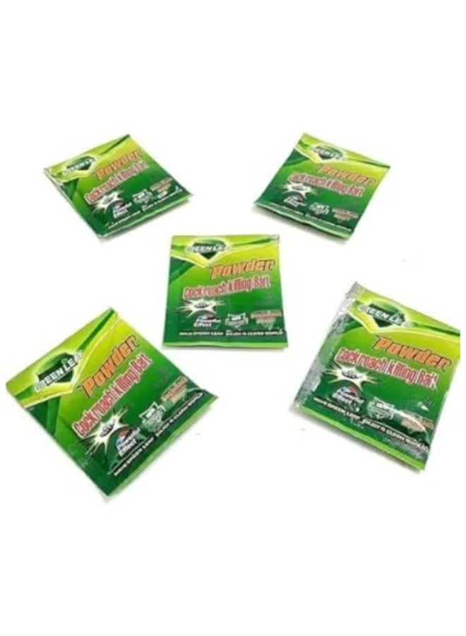 جرين ليف مبيد صراصير جرين ليف (Green Leaf) - 6 جرام، طعم قاتل للصراصير يقضي على العش، بودرة فيبرونيل فعالة للاستخدام المنزلي. - Image 4
