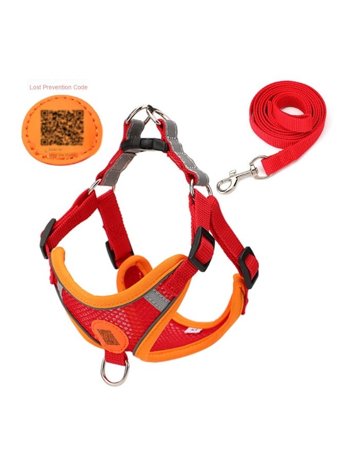 Breathable Vest Harness with Leash for Dogs