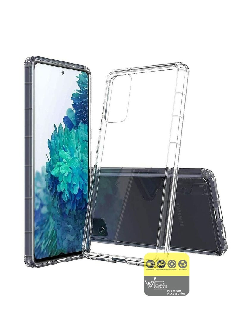 CHAPPELINE AIRBAG CASE Series Premium Transparent Airbag Shockproof Anti-Yellowing Case Cover For Samsung Galaxy S20 FE Clear - Image 1