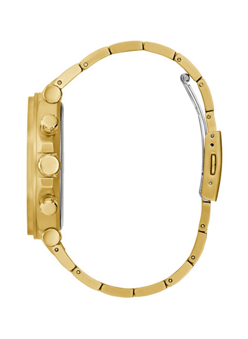 GUESS ساعة GUESS للرجال متعددة الوظائف باللون الذهبي - GW0539G2 - Image 3