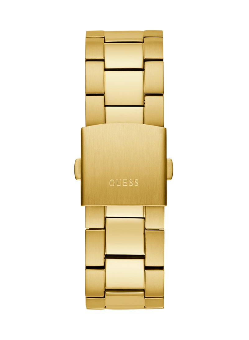 GUESS ساعة GUESS للرجال متعددة الوظائف باللون الذهبي - GW0539G2 - Image 4