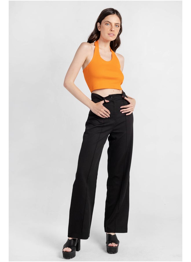 ASTK Women SLIM HALTERNECK BACKLESS TOP  - Image 1