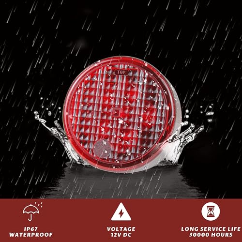 SAUTVS Tail Light for Teryx, LED Red Brake Stop Rear Lights for Kawasaki Teryx 4 2012-2016 Accessories(2PCS) - Image 5