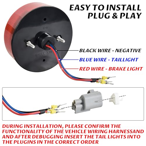 SAUTVS Tail Light for Teryx, LED Red Brake Stop Rear Lights for Kawasaki Teryx 4 2012-2016 Accessories(2PCS) - Image 4