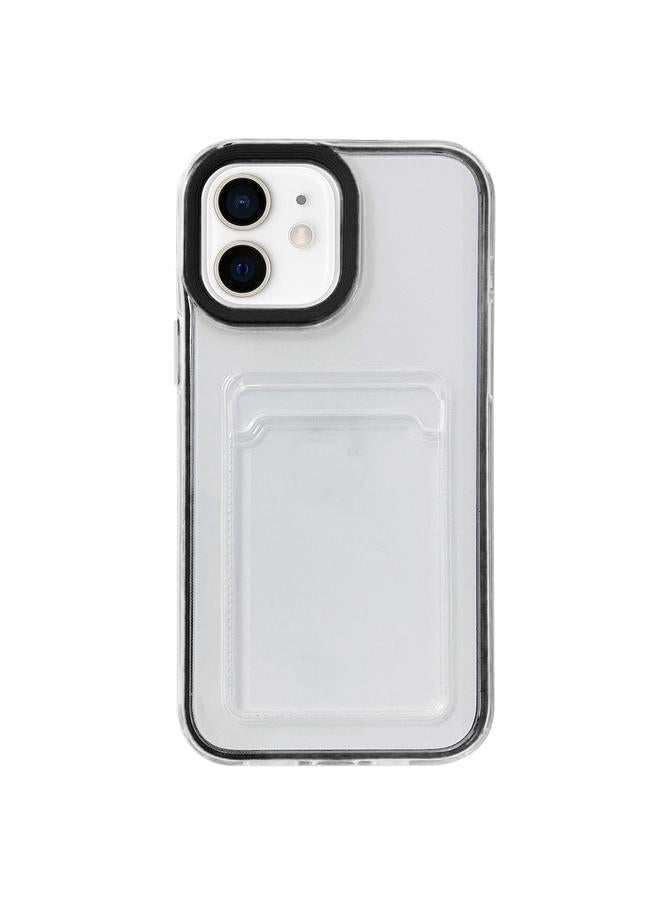 erorex Case For iPhone 12 mini Full-coverage 360 Clear PC + TPU Shockproof Protective Case with Card Slot - Image 1