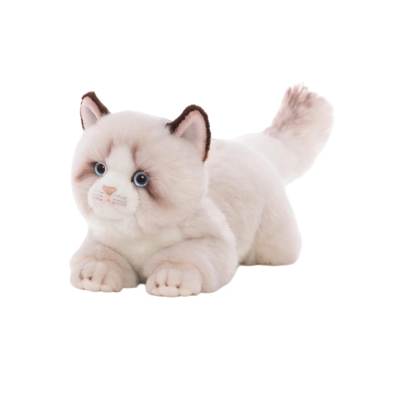 CU-MATE 20 Inch- Gray Ragdoll Cat Plush Stuffed Animal Toys -Realistic Ann Baker Cat Handmade Plush Toy Present Gift - Image 1