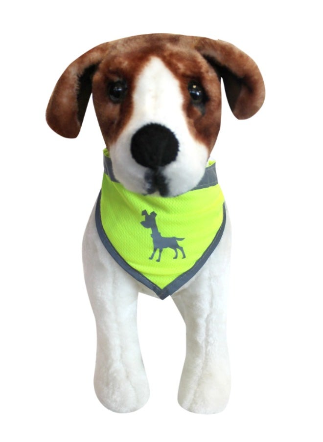 alcott - Visibility Dog Bandana Medium Neon Yellow - Image 1