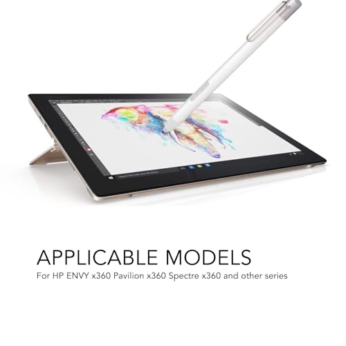Ashata Active Pen for HP, MPP 1.51 Pen for HP, 4096 Levels Pressure Sensing Pen for HP for Envy X360 Pavilion X360 Spectre X360 - Image 2