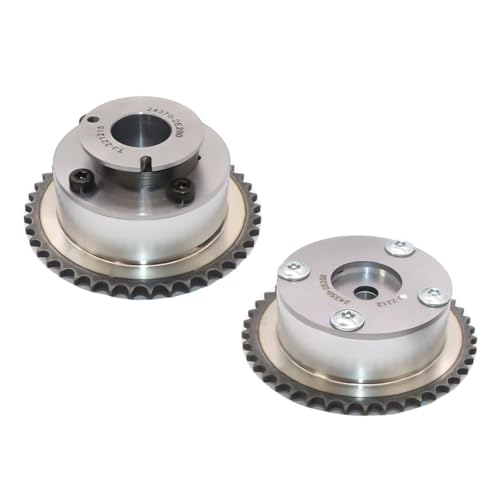 FZJDSD Intake & Exhaust Camshaft Phaser Adjuster Actuator CVVT Gear Compatible with Hyundai Elantra Tucson Sonata 2014-2021 Compatible with Kia Forte Soul Optima 2014-2020# 24350-2E200 24370-2E200 - Image 5