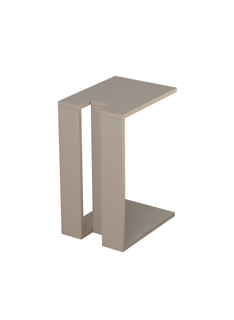 موراه طاولة جانبية من موراه هوم موجو سي | طاولة جانبية متعددة الاستخدامات وموفرة للمساحة لغرفة المعيشة | ٥٧×٤٠×٣٠ سم | طاولة قهوة | طاولة جانبية جانبية | أثاث بتصميم عصري (لون موكا فاتح) - Image 4
