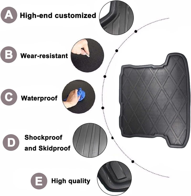 Yurefax Cargo Liner Boot Tray for Mitsubishi Pajero V97 - Image 5