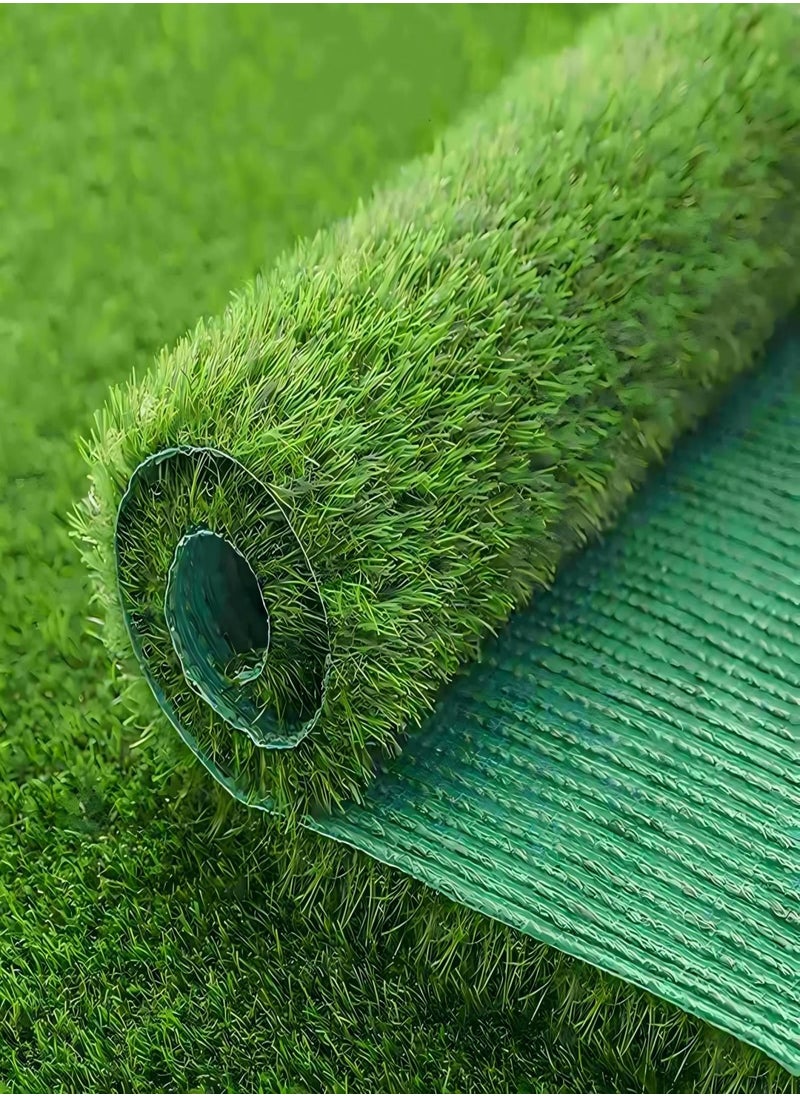 GOOTOY - Artificial Grass Carpet Indoor Outdoor Garden Lawn Landscape Synthetic Grass Mat Realistic Thick Turf Lawn Rug Carpet Fake Grass Carpet - Image 1
