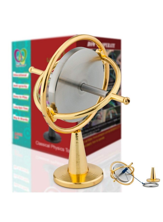 DjuiinoStar دوارة ديجويينو ستار الثقيلة (دوار من الفولاذ المقاوم للصدأ): سرعة ابتدائية 8,000 دورة في الدقيقة، قوية ومستقرة؛ توفر تجربة ألعاب جيدة جداً؛ لعبة مكتبية فاخرة، معدات علمية مثيرة للإدمان DG-5PRO-01 - Image 1