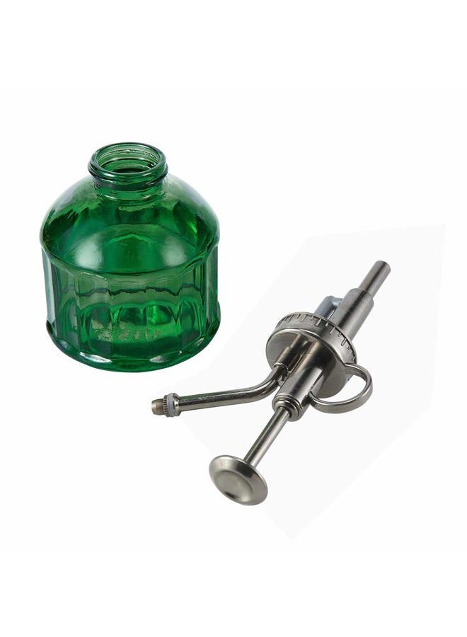 Ebristar Glass Plant Mister Spray Bottle, 6.5" Tall Vintage Plant Spritzer Watering Can, Succulent Watering Bottle with Top Pump, Small Plant Sprayer Mister for Indoor Outdoor House Plant - Dark Green - Image 3