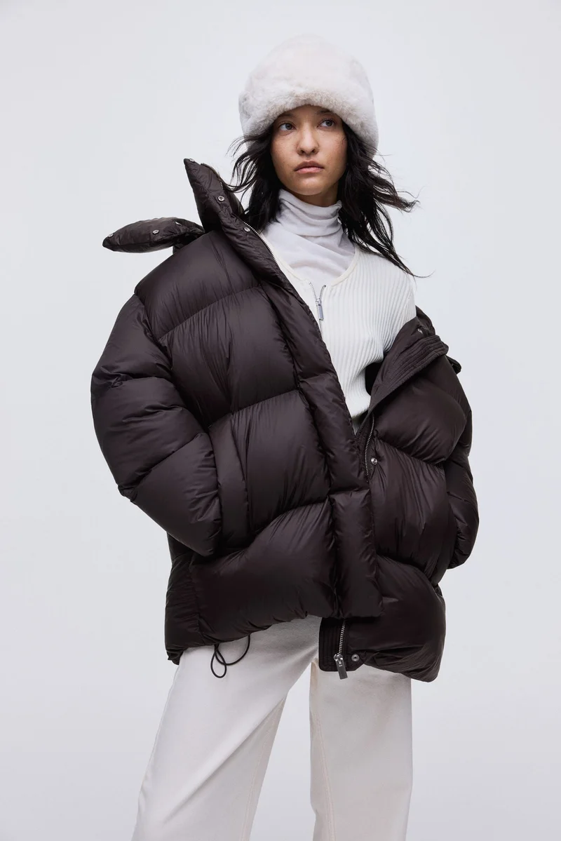 H&M Hooded down puffer jacket