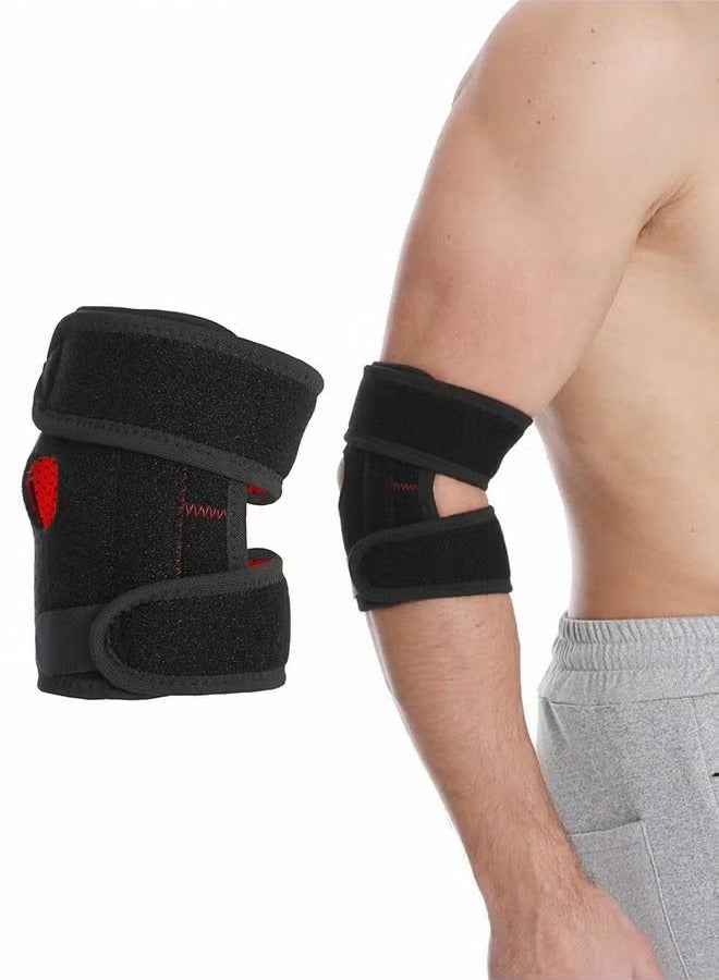 Generic Elbow Brace, Adjustable Elbow Support With Dual-Spring Stabilizer, Sports Injury Pain Relief and Protection, Elbow Support Arm Wrap Strap,Sports Protective Equipment  - Image 1