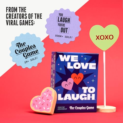 DSS Games We Love to Laugh Couples Game for 2 Players Hilarious Relationship Card Game for Date Night Anniversaries Game Night Couples Gift Idea Try Not to Laugh - Image 5