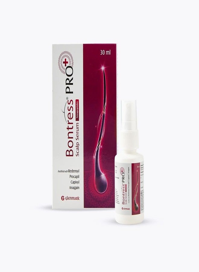 Bontress PRO+ Scalp Serum Fortified with Redensyl, Anagain, Capixyl,Procapil | Hair Serum for Hair Growth & Hair Fall 30ml - Image 1