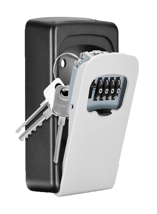 Ecxy Enterprise Key Lock Box Outdoor with Code – Wall Mount Security Lockbox for Spare Keys Outside Combination Keybox for Home, Office, Garage - Image 1