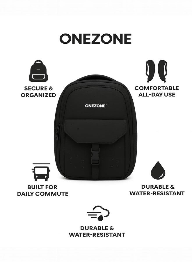 ONEZONE Slim Laptop Backpack 30L | Water-Resistant Office Bag | Stylish College & Travel Backpack for 15.6-inch Laptop - Image 5