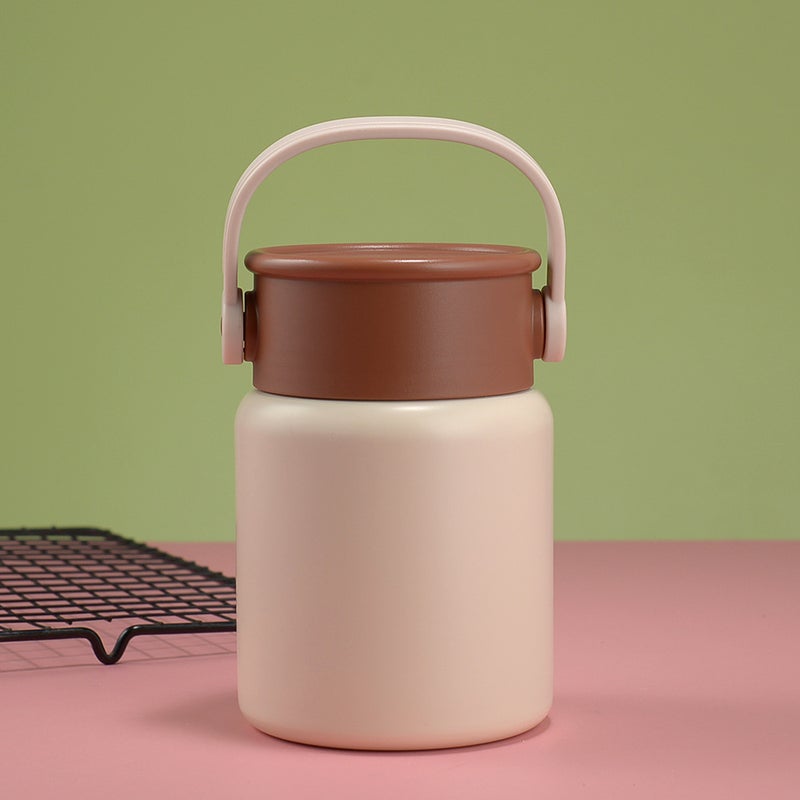 New Stew Beaker 316 Stainless Steel Stew Pot Household Portable Handle Thermos Cup Coffee Pot Stew Pot - Image 1