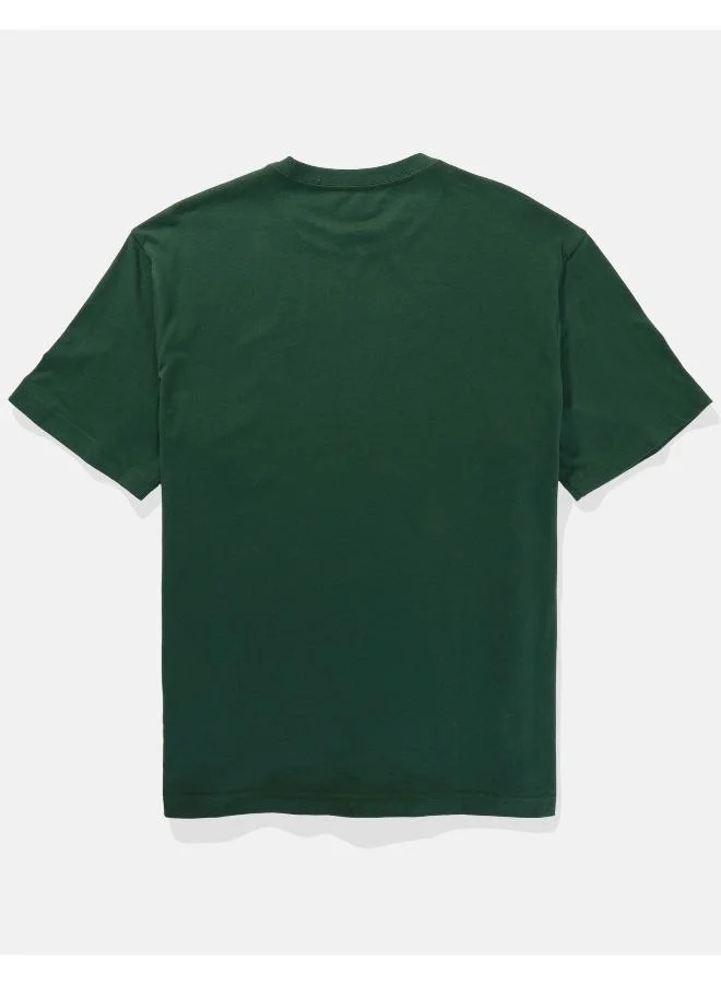 American Eagle Logo Graphic Crew Neck T-Shirt