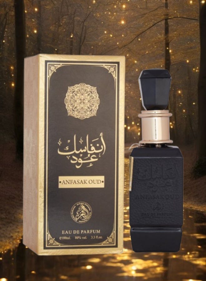Al Fakhr 8 Pieces Anfasak Oud Perfume 100ML - Image 2