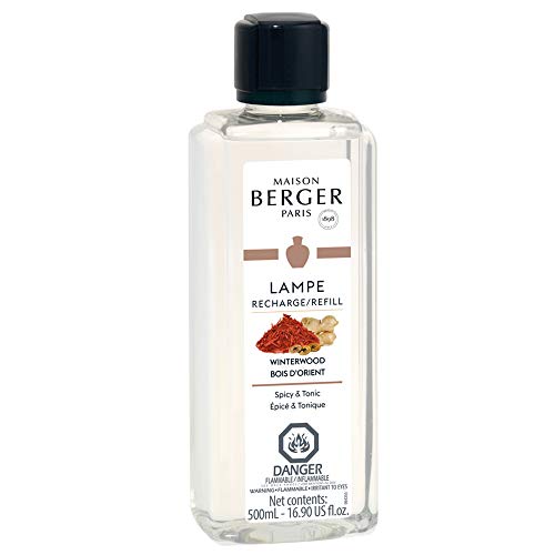 Winterwood  Lampe Berger Fragrance Refill by Maison Berger  for Home Fragrance Oil Diffuser  Purifying and perfuming Your Home  169 Fluid Ounces  500 milliliters  Made in France