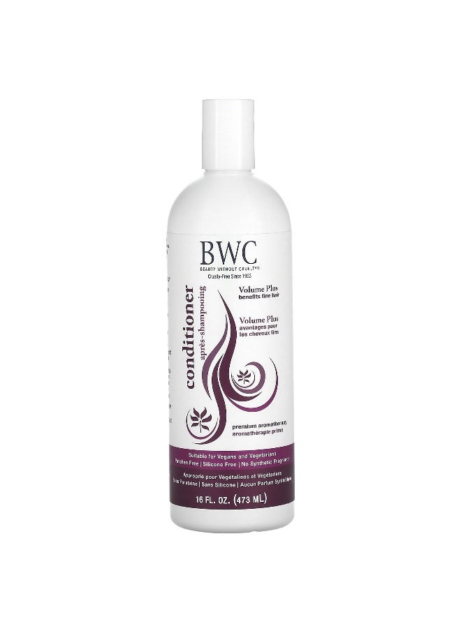 Beauty Without Cruelty Beauty Without Cruelty, Conditioner, Volume Plus, For Fine Hair, 16 fl oz (473 ml)  - Image 1