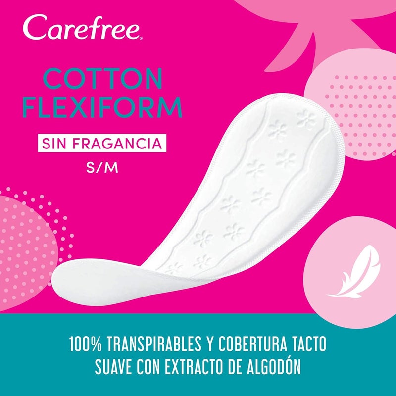 Carefree Cotton Extract Breathable Pantyliners Pack of 20 - Image 2
