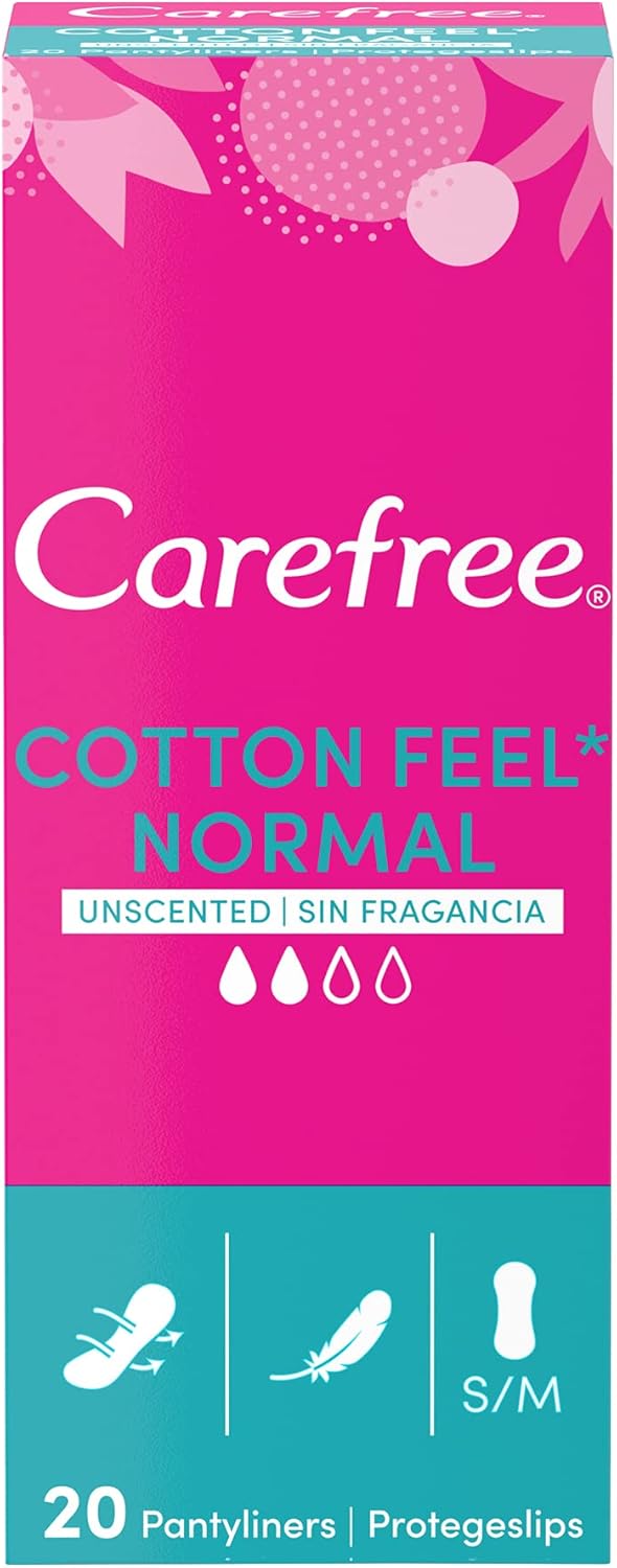 Carefree Cotton Extract Breathable Pantyliners Pack of 20 - Image 1