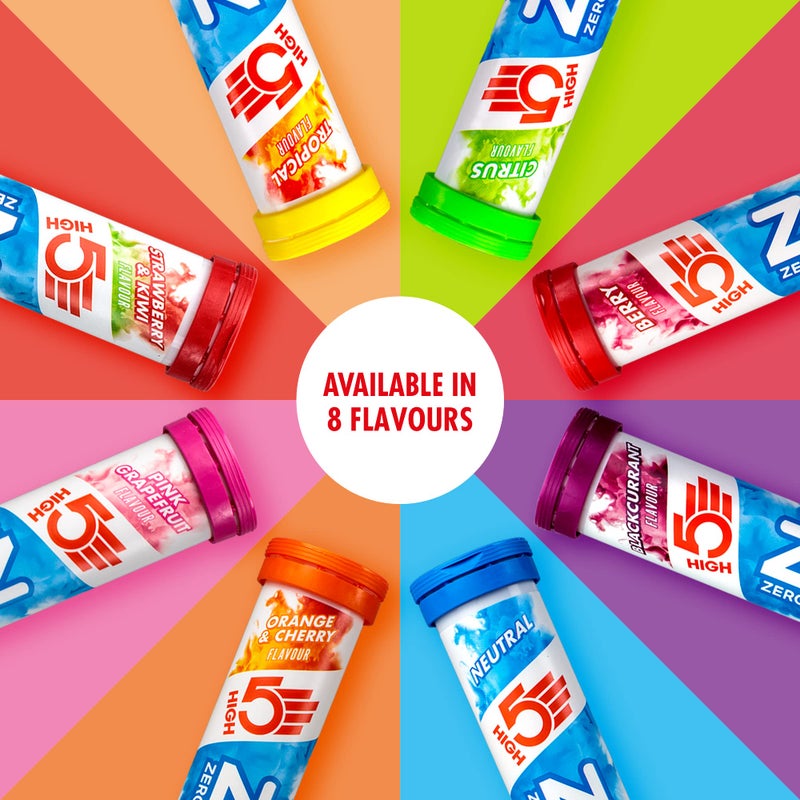 High5 ZERO Electrolyte Tablet - Hydration Tablets Enhanced with Vitamin C - 0 Calories & Sugar Free - Boost Hydration, Performance & Wellness - Citrus, 160 Tablets (20x, Pack of 8) - Image 5