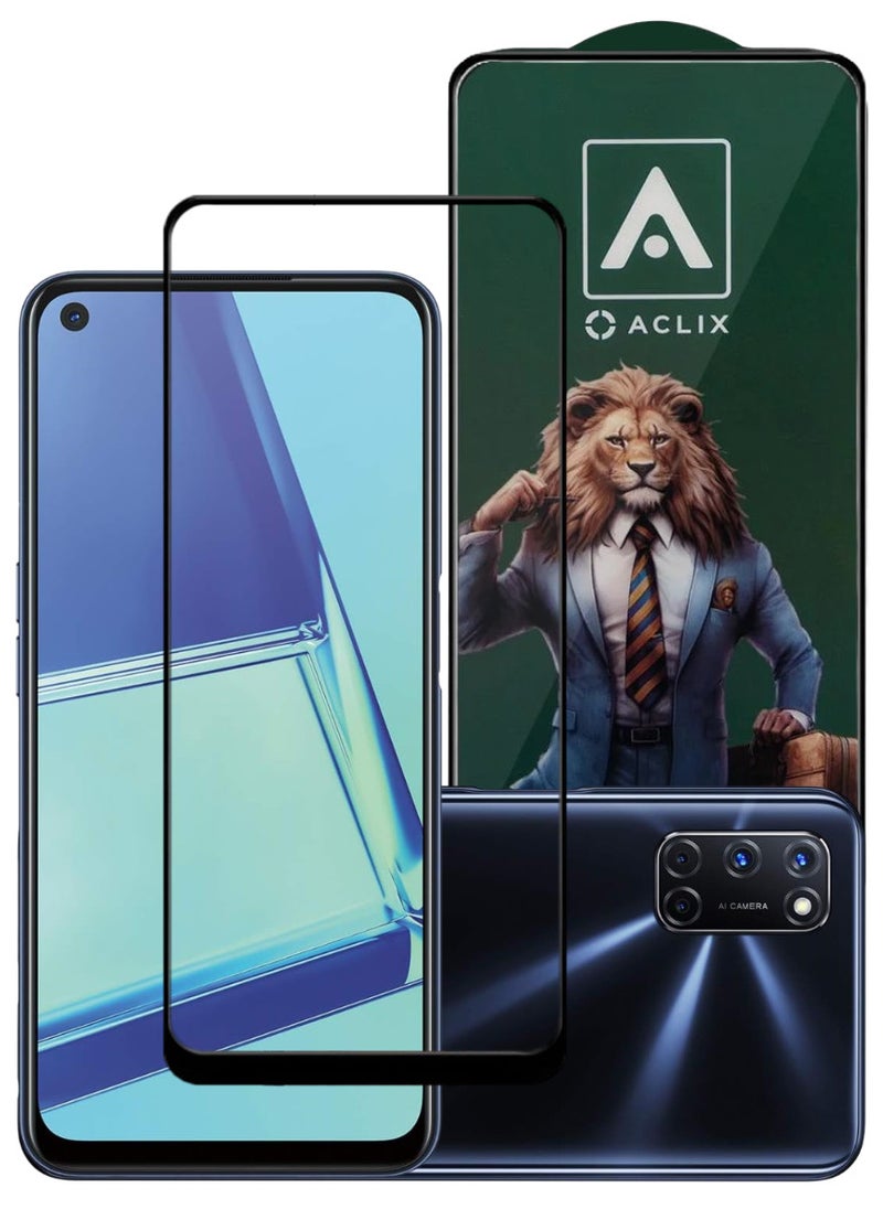 ACLIX Antistatic ESD Dustproof Premium Quality High Definition Tempered Glass Screen Protector Designed For Oppo A52 - Image 1