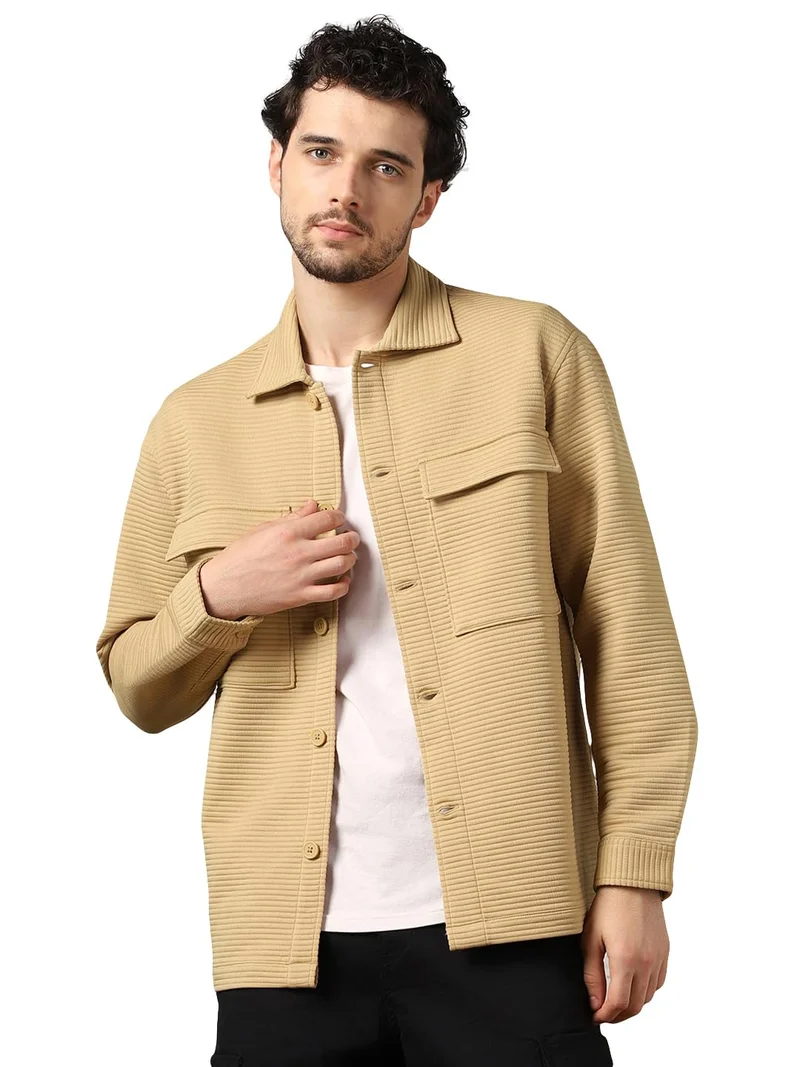 نوبيرو Quilted Jacket for Men in Parchment