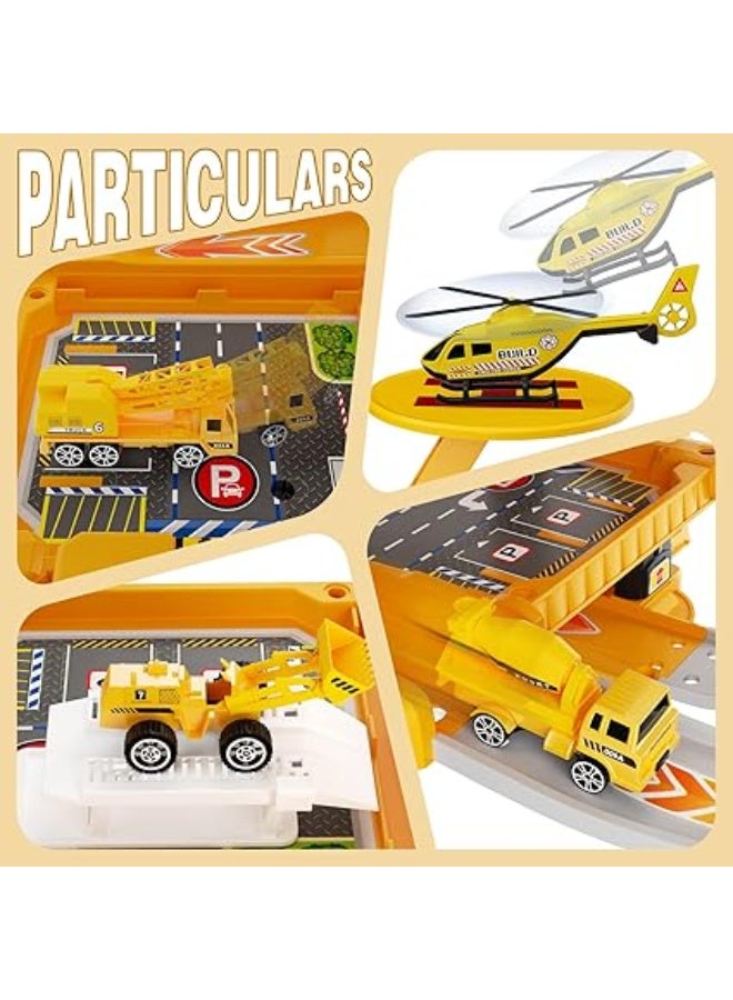 Building Toy, Multi-Story Construction Site, 152 Pieces, Includes Vehicles, Workers and Accessories, for Kids - Image 4