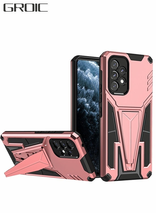 جرويك For Galaxy A53 6.5 Inch Phone Case with Stand Case, Sturdy Shock Resistant Drop for Magnetic Car Mount - Image 1