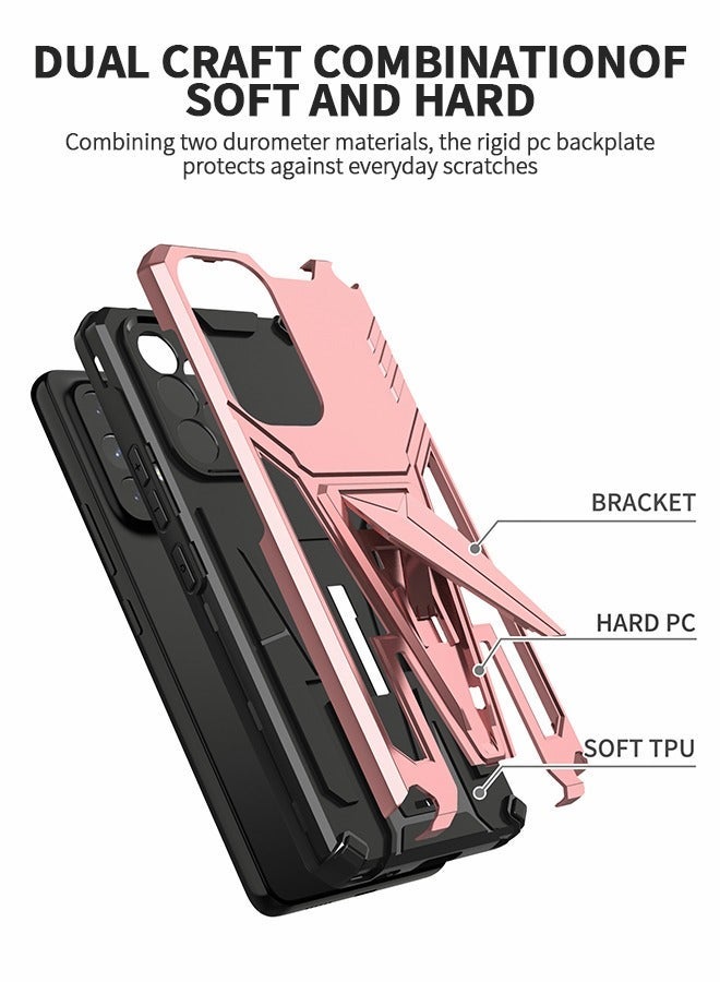 جرويك For Galaxy A53 6.5 Inch Phone Case with Stand Case, Sturdy Shock Resistant Drop for Magnetic Car Mount - Image 3