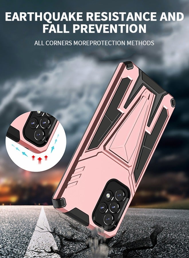 جرويك For Galaxy A53 6.5 Inch Phone Case with Stand Case, Sturdy Shock Resistant Drop for Magnetic Car Mount - Image 5
