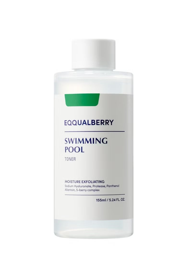 EcoBerry Pool Toner | Gentle Exfoliating Toner with Natural Enzyme | Hydrating Boost with Hyaluronic Acid | Daily Toner for Sensitive Skin | Korean Skincare, 155ml