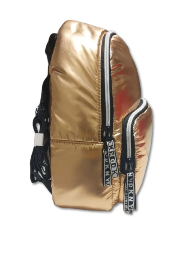 DKNY  DKNY Skylight Down Space Backpack – Gold – Stylish Lightweight Travel & Daily Use Bag  | Best Price UAE