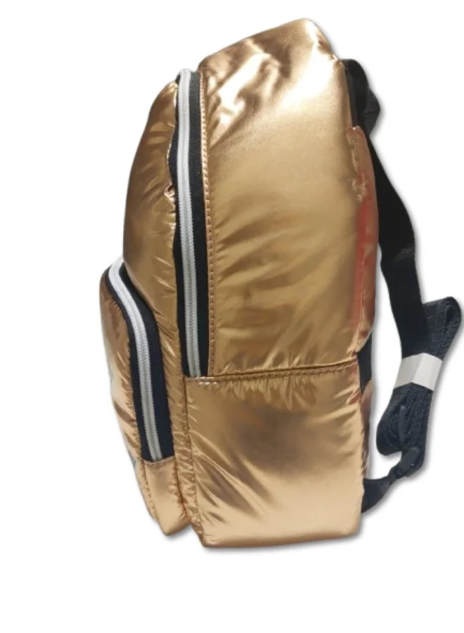 DKNY  DKNY Skylight Down Space Backpack – Gold – Stylish Lightweight Travel & Daily Use Bag  | Best Price UAE