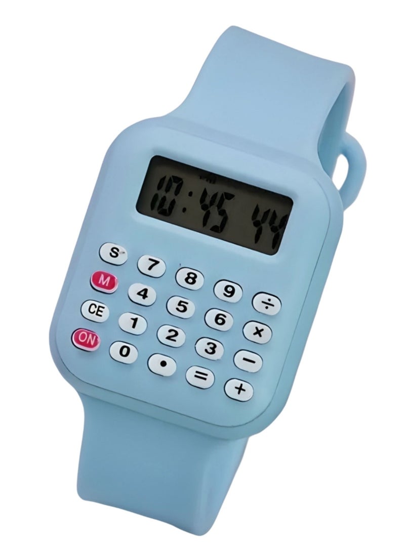 A Multifunctional Electronic Calculator Watch for Children with a Easy Design - Image 1