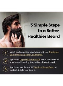 The Beard Struggle مجموعة العناية الأساسية للرجال - بلسم - غسول زيت - بلسم - مجموعة سيلفر - غابات ألفهايم  - Image 4