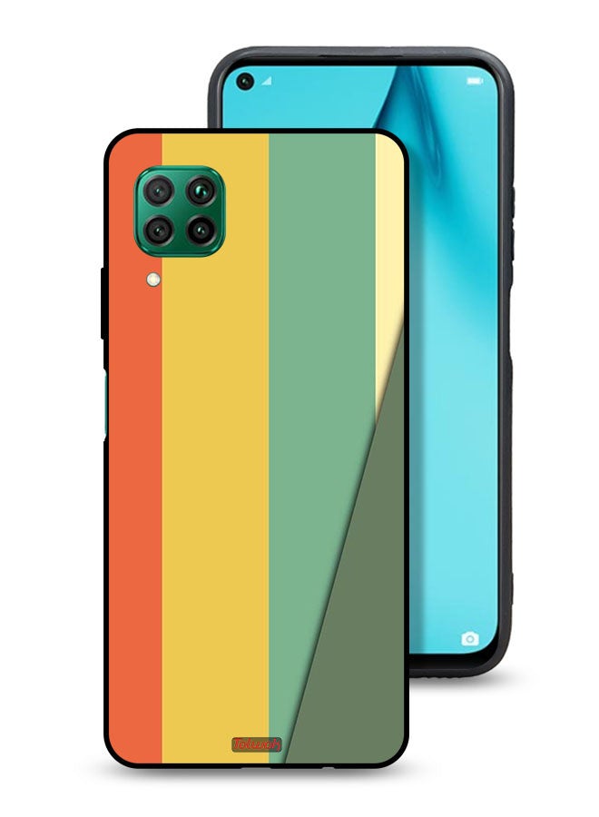 Tolwak Huawei P40 lite 4G Protective Case Cover Simple Pattern - Image 1