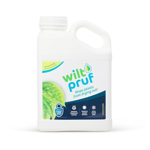 Wilt-Pruf® Concentrate | Protect Against Winter Damage, Drought, and Stress | Just Spray & Let Dry | Locks in Moisture w/Clear Foliar Film | Professional-Grade & Trusted | Replaces Burlap | (1 Gal) - Image 1