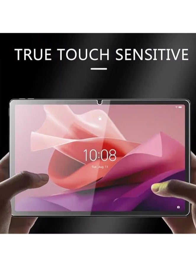 Tempered Glass Screen Protector for Lenovo Tab P12 12.7, 2023 Edition, 9H Hardness, Scratch Resistant, Fingerprint Resistant, Air Bubble Resistant, Clear Full Cover for Lenovo P12 12.7 Tablet - Image 3