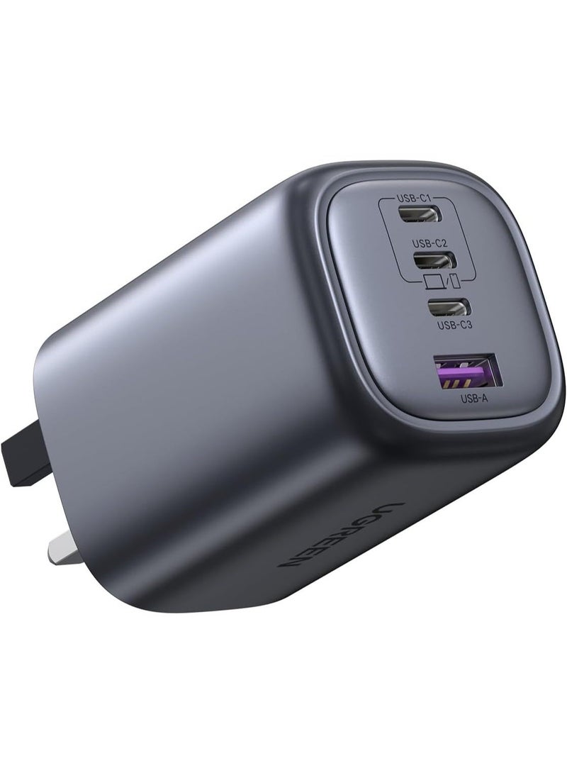 UGREEN ECO UGREEN Nexode 100W USB C Charger 4-Port GaN Laptop Charger Adapter Type C Fast Wall Block Plug for MacBook Pro/Air, HP/Dell/Lenovo, iPhone 16 Pro Max, Galaxy Tab/S25 Ultra/S24, Steam Deck, etc - Image 1