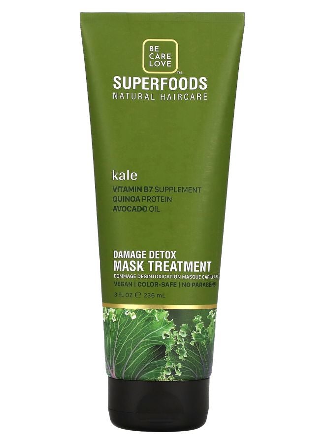 BE CARE LOVE Kale Damage Detox Beauty Mask Treatment 8 fl oz (236 ml)
