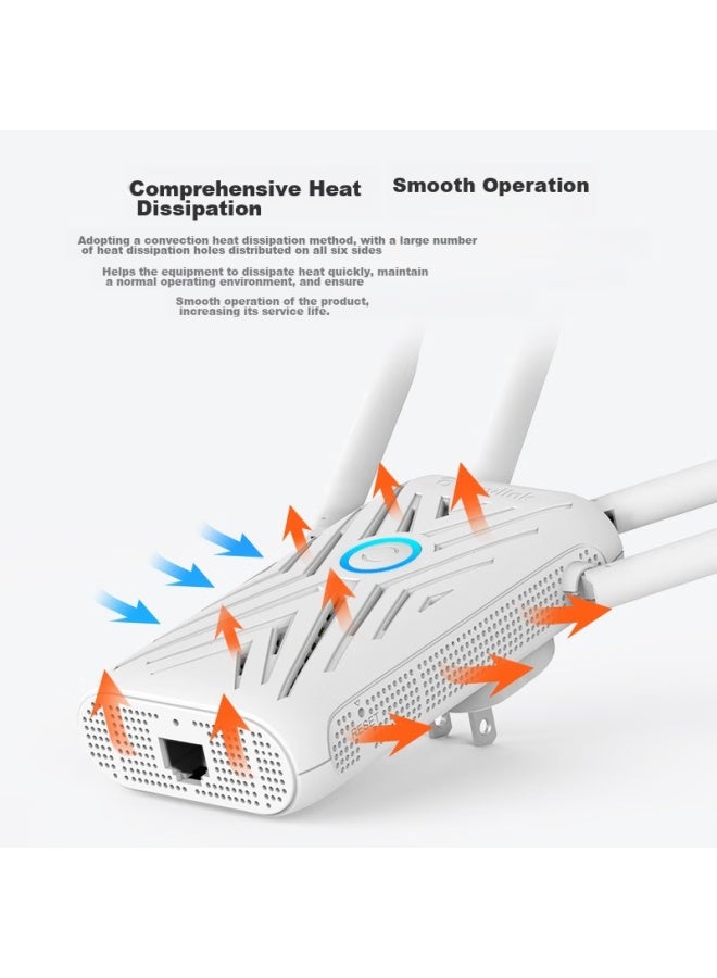 Wavlink Aerial K 1200m Dual-band Wifi Signal Amplifier, 5g Wireless Extender Repeater, Home Router Wireless Signal Booster, Amplifier - Image 5