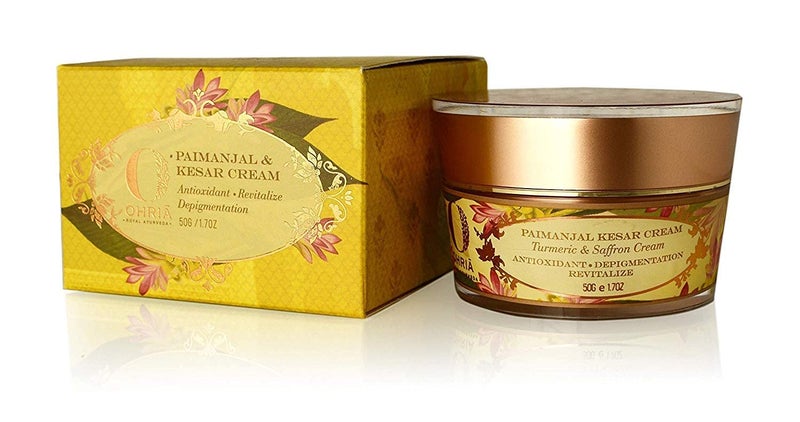 Ohria Ayurveda Turmeric  Saffron Face Cream  AntiPigmentation  Sun Protection Cream - Image 1